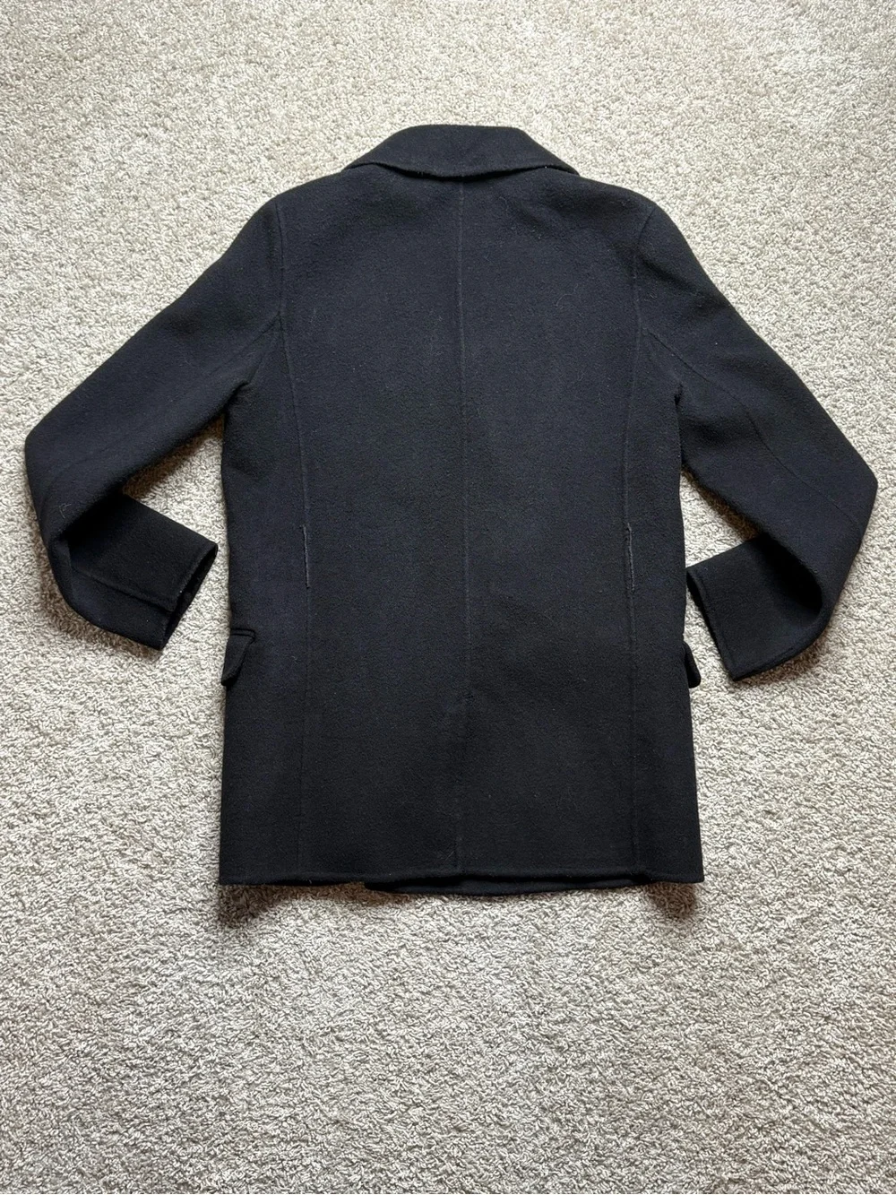 Maje Wool Blend Peacoat - Picture 2 of 5